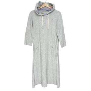 Tsumori Chisato Room Dress Hooded Terry Pullover Gray Rainbow M